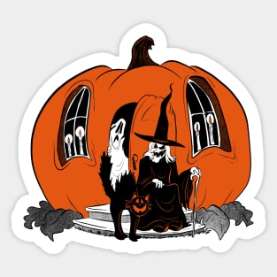 Pumpkin House Sticker